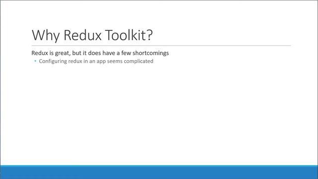 Redux Toolkit Tutorial - 1 - Intro feat. React