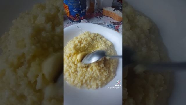 завтрак каша пшённая