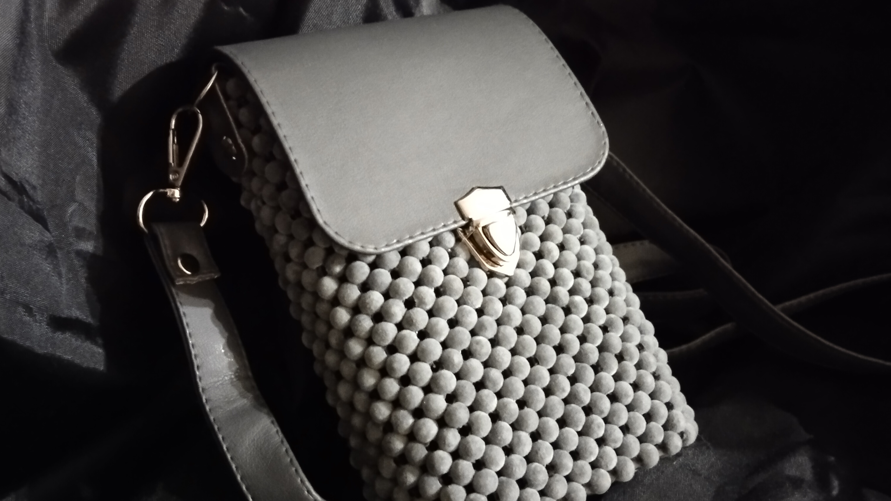 Сумочка из бархатных бусин 👛