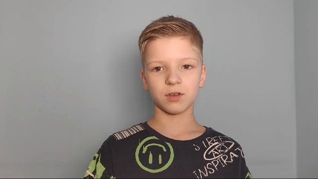 Видеовизитка домашняя. Сошин Александр, 8 лет, рост 139см