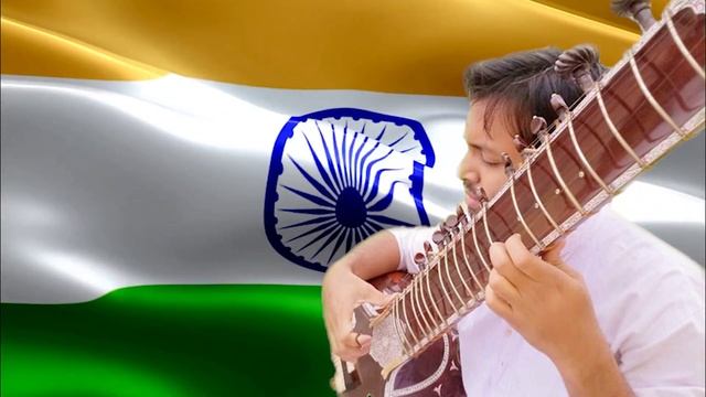 Vande Mataram Instrumental | National Song in Sitar | 78th Independence Day