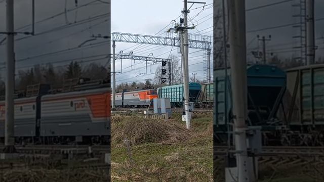 ВЛ10У-855, Мга. #железнаядорога #октжд #электровоз #вл10 #вл10у #выльник #мга