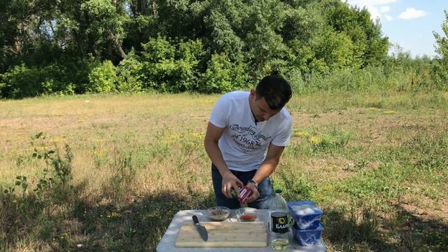 Шампиньоны на мангале. | два маринада! правила шашлыка из грибов!