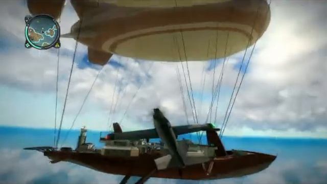 Just Cause 2 first airship encounter