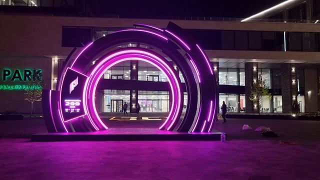 Стела "Игры будущего" | Светодизайн