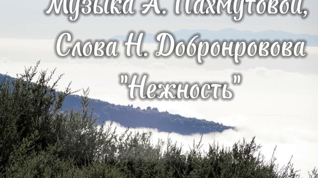 Наталья Шайдуллова "Нежность" (А. Пахмутова, Н. Добронравов)