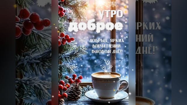 Доброе утро. Удачного дня.