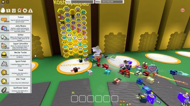 ПРОКАЧАЛ ПЧЁЛ ДО 20 LVL ЗА ОДНУ СЕКУНДУ В СИМУЛЯТОРЕ ПЧЕЛОВОДА! BEE SWARM SIMULATOR ROBLOX! РОБЛОКС