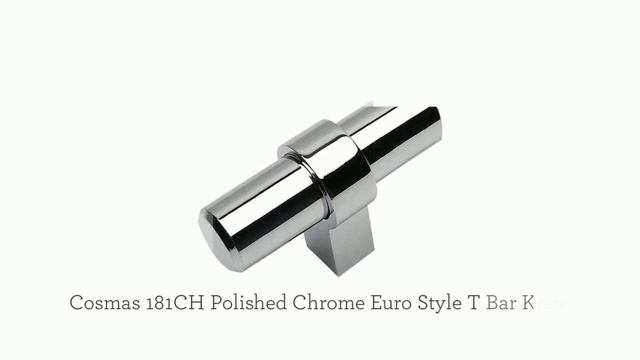 Cosmas Polished Chrome Euro Style Knobs