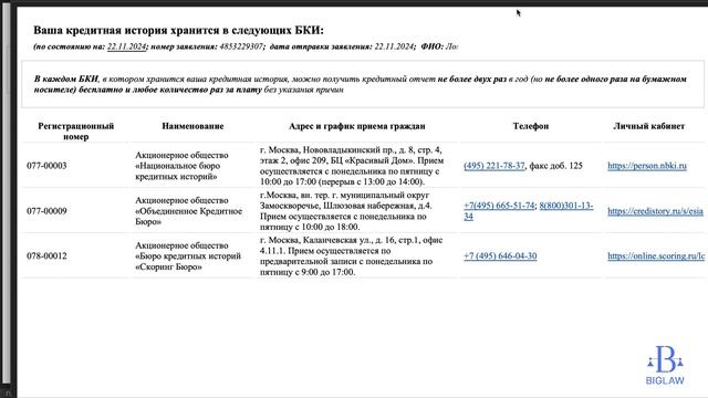 Где найти кредитный отчет и узнать свой кредитный рейтинг? Бюро кредитный историй