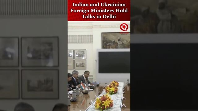 Indian and Ukrainian Foreign Ministers Hold Talks in Delhi.....