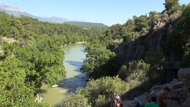 Водопад КУРШУНЛУ. Река ЭВРИМЕДОН (КЁПРЮЧАЙ).Турция 2014 год