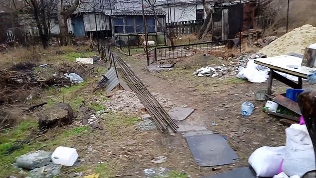Донецк. Стяжка домов от разрушения.