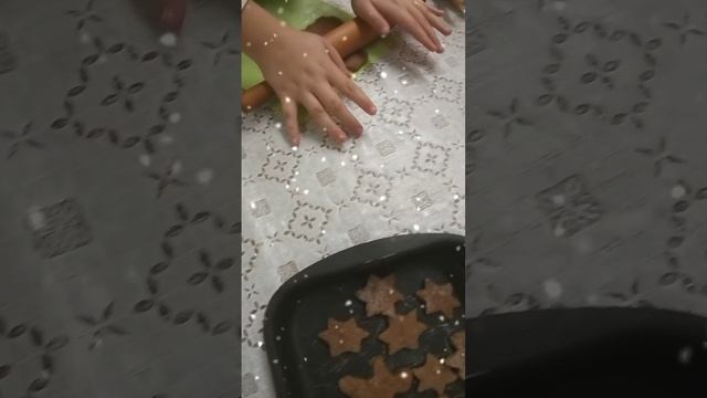 Печенье на Новый год руками ребят-поварят