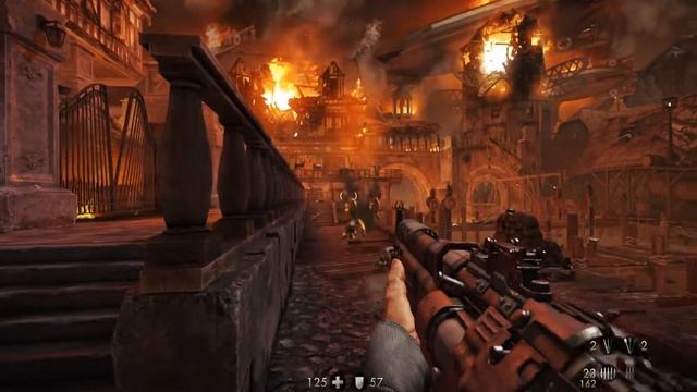 Wolfenstein The Old Blood Часть 6 Руины