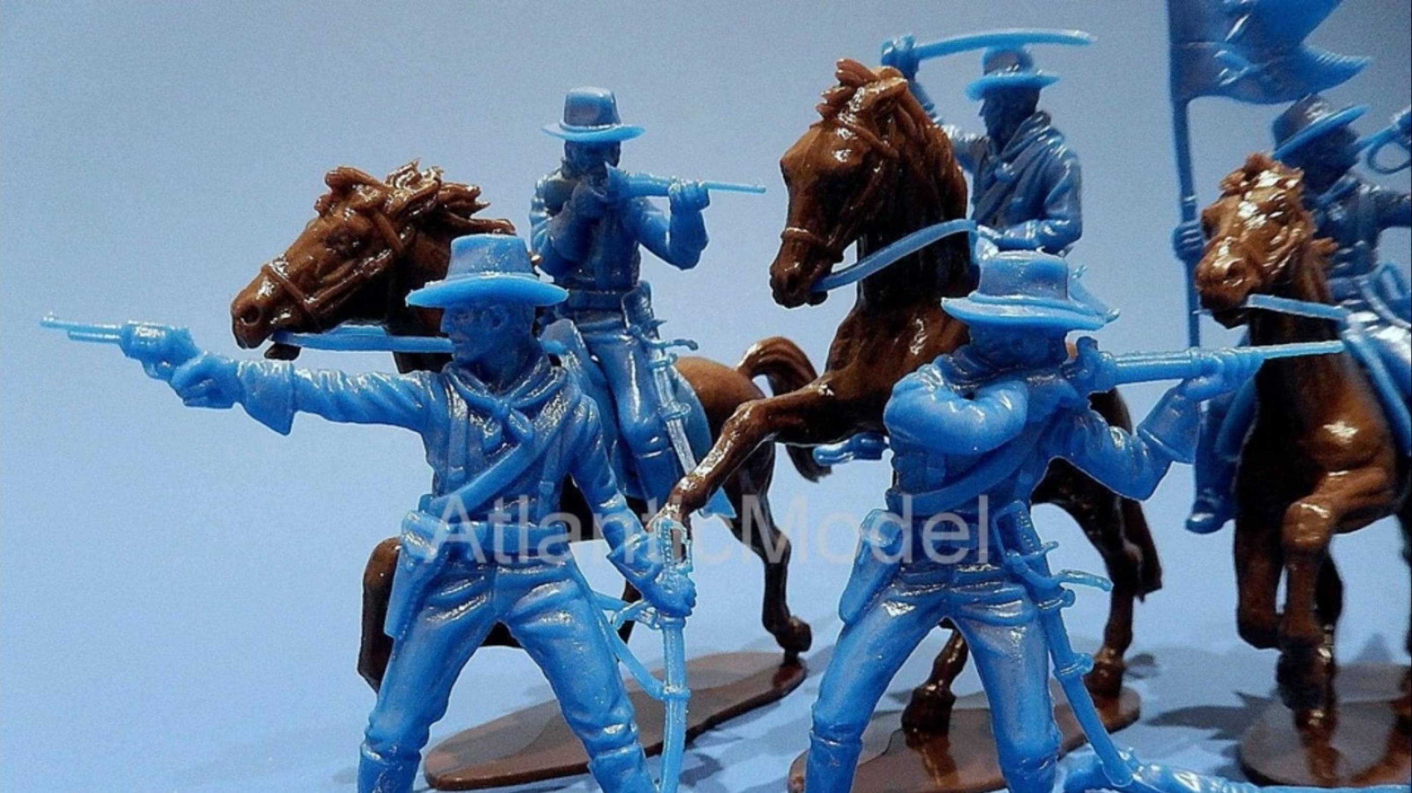 солдатики Airfix 7-ой кавалерийский полк 12 фигур 11 поз