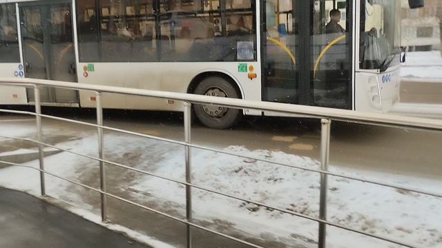 Новенький автобус МАЗ 203.047 в Саранске