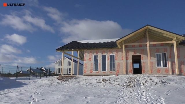 Дом из СИП на УШП по скандинавским мотивам. Отзыв заказчицы.