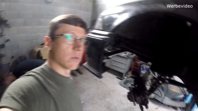 Projekt BMW E36 Coupe M54B30: Motoreinbau