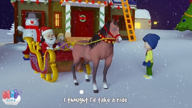 The Santa Claus Song for kids 🎅  Christmas Songs for children  HeyKids