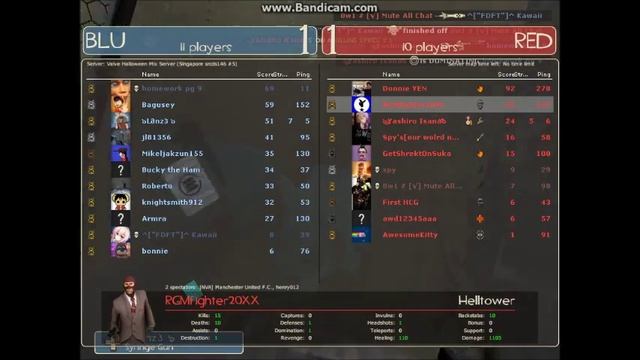 Team Fortress 2 (PC) - Helltower online match 6 (Halloween special)
