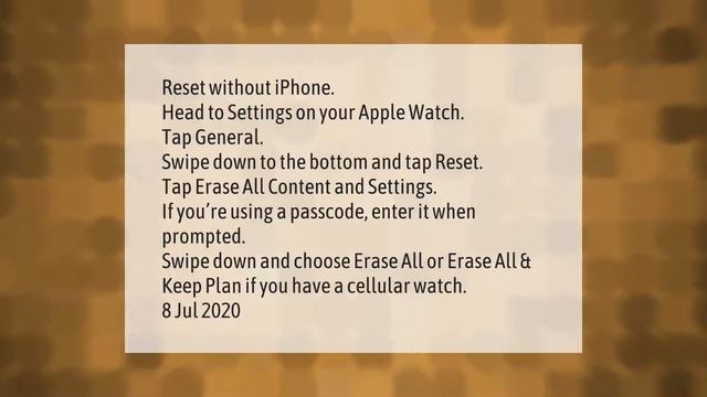 Do I need to reset my Apple Watch to pair it with a new phone?