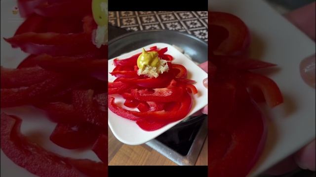 Быстрое жаркое из курицы и перца с горчицей. Кулинарное Вдохновение