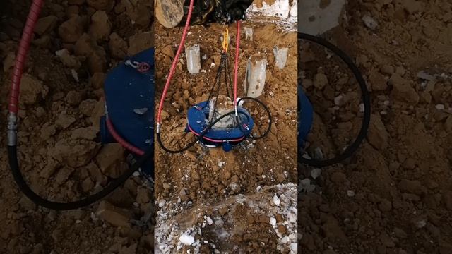 работа сваескусывателя