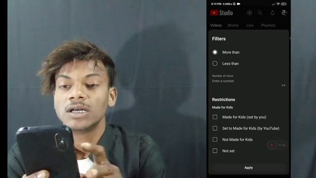 yt studio का सेटिंग// kaise on Karen How to turn on white studio settings//yt studio ka setting kai