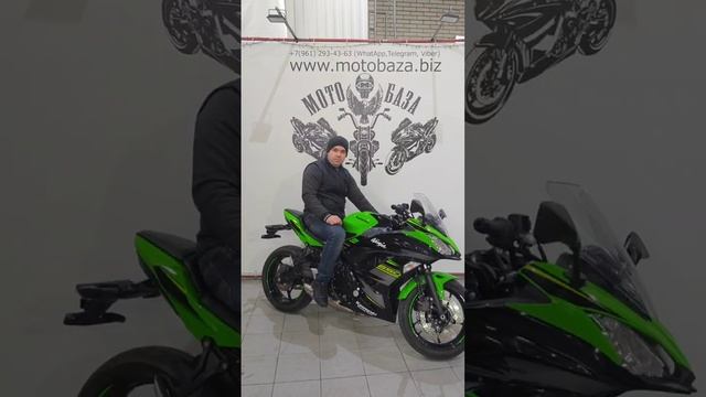 Поздравляем Виктора из г. Донецк (ДНР) с приобретением Kawasaki Ninja 650 2017 года