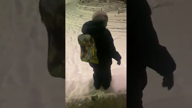 Анапа - выпал снег