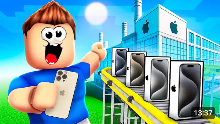 Я Создал ЗАВОД СМАРТФОНОВ и РАЗБОГАТЕЛ в Роблокс! Roblox ВЛАДУС