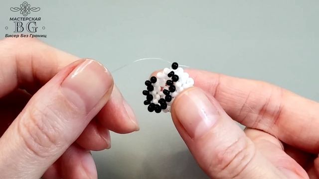 Мастер-класс Панда из Бисера/Техника крестик/Tutorial beaded panda