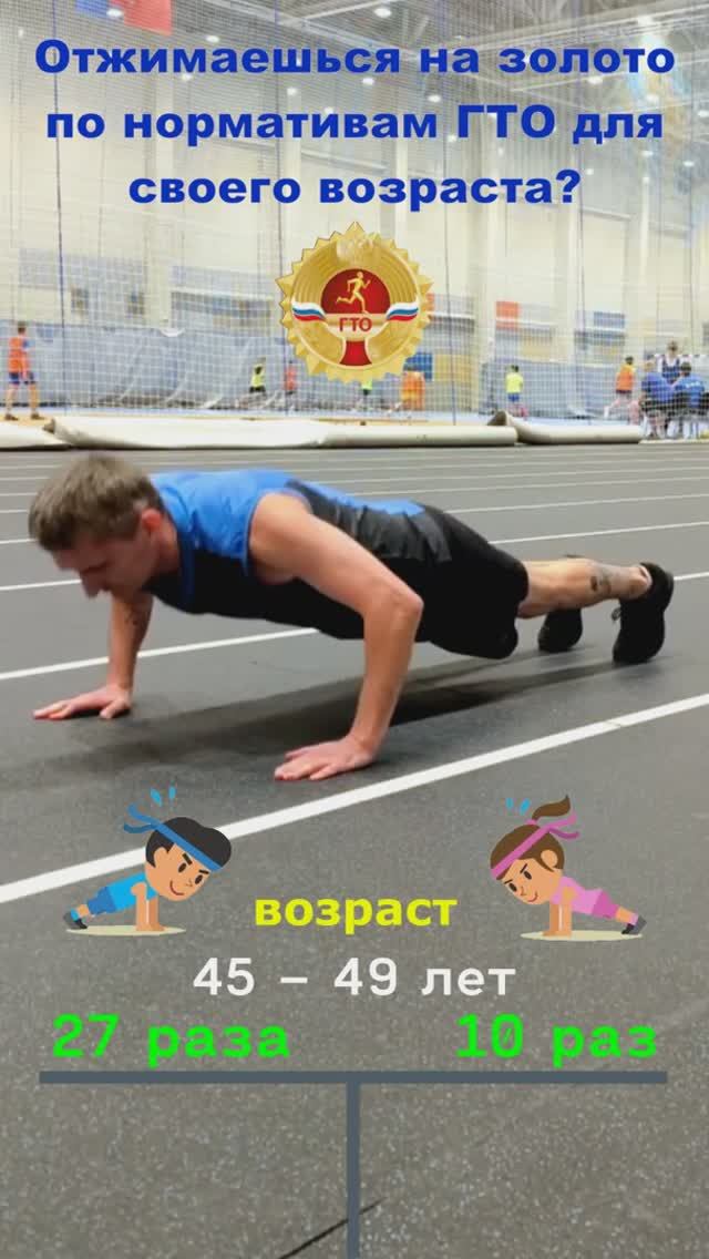 ГТО 2024| отжимание | нормативы «золото»