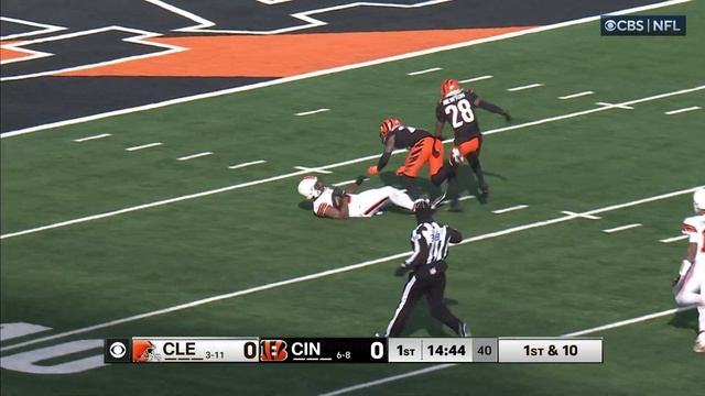 66-yard run! Jerome Ford's speed burst burns Bengals on first drive