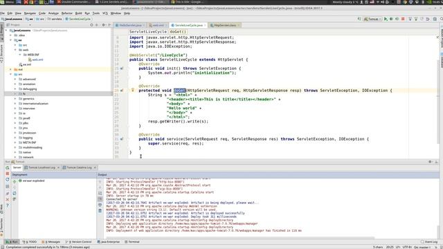 Java EE 6 Servlets 6 Жизненый цикл сервлета