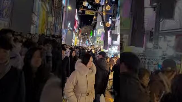 명동 크리스마스 이브 풍경 Dec 24, 2024 Myeongdong Cathedral