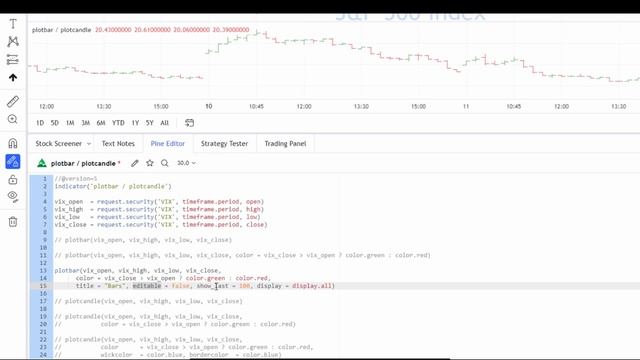 9.4 Custom Bar-Candle charts - plotbar - plotcandle