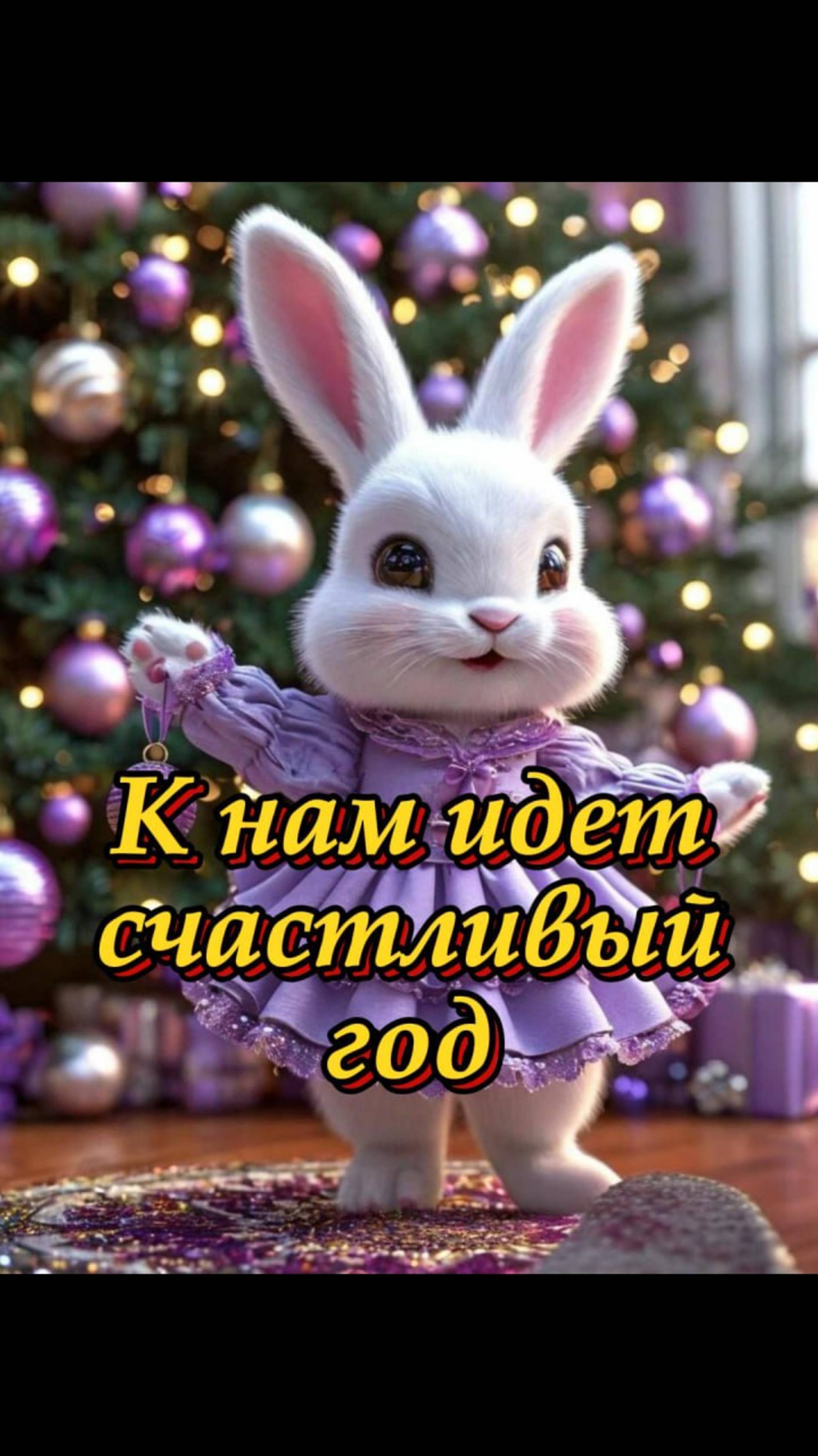 САМОЕ ПУШИСТОЕ ПОЗДРАВЛЕНИЕ #поздравление #новыйгод #2025 #shorts