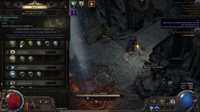 Shattering concoction. Sekhemas Boss + skill +skill tree.