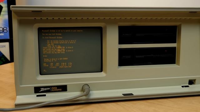 Installing Windows 1.0 on an '80s Zenith Portable PC