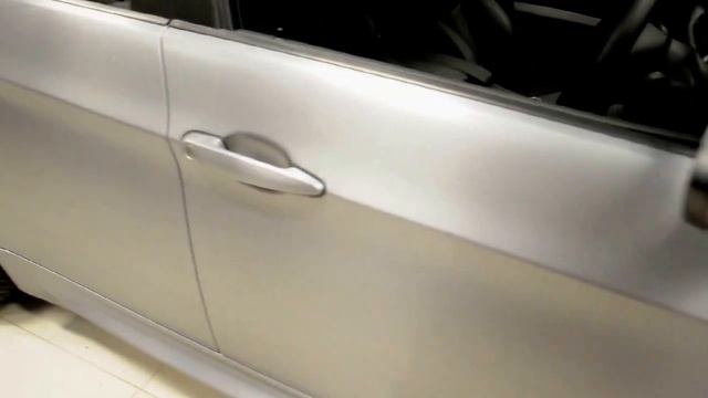 Brushed Steel BMW E90 M3 by Wrap Workz Hong Kong