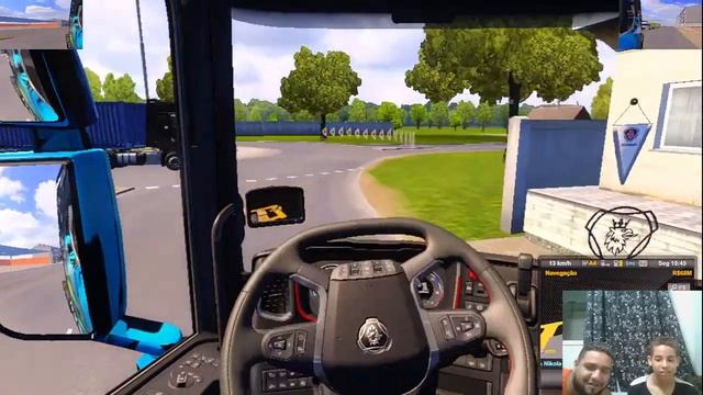Euro Truck Simulator 2 viajando pelo mapa EBR Transmissão ao vivo de KJ CHANNEL