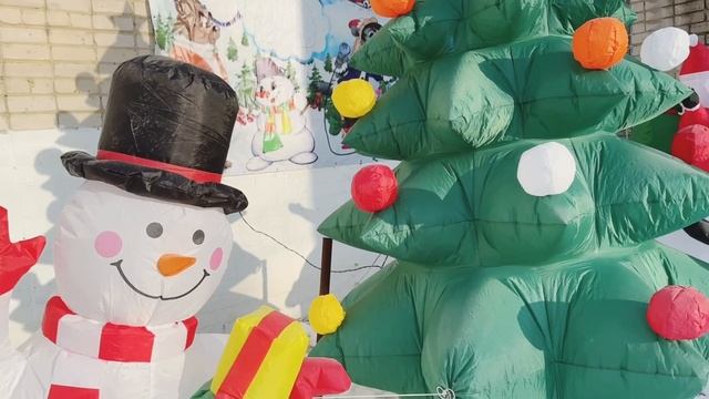 Новогодние оформление МБДОУ "Детский сад 101"