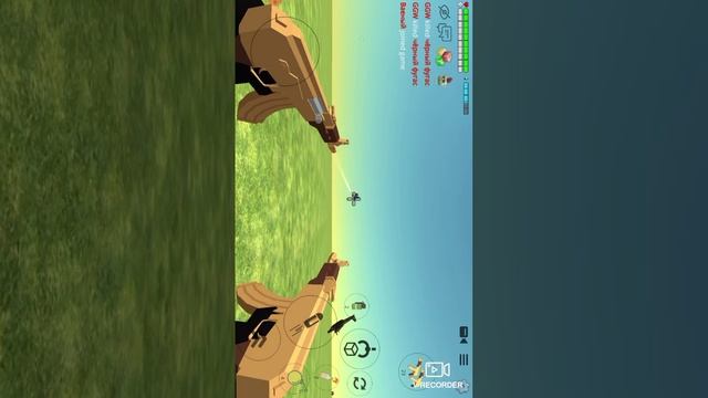 захожу на сервера и убиваю игроков в chicken gun