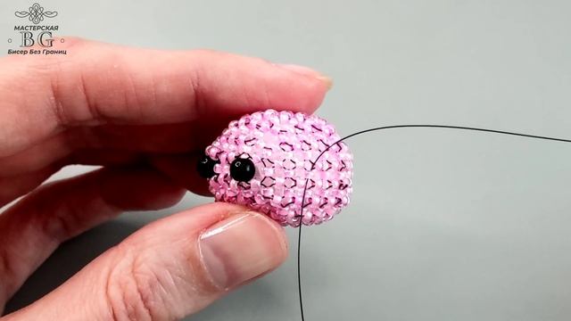 Мастер-класс Аксолотль из Бисера/Амигуруми из бисера/Beaded Axolotl