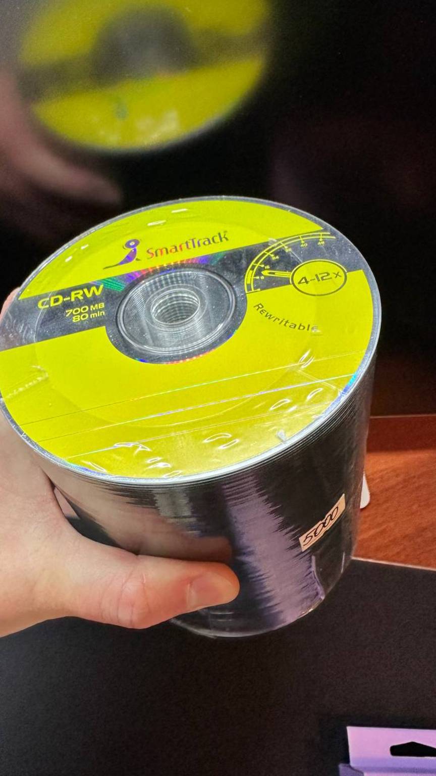 Диск CD-RW SmartTrack SP-100 700MB 4-12x 100шт.