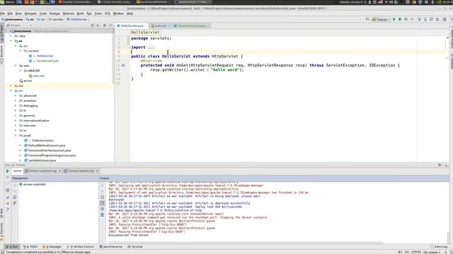 Java EE 5 Servlets 5 Аннотация WebServlet