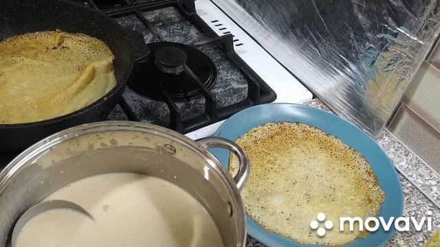 Рецепт Тонких Ажурных Блинов без соды! Блины с дырочками с Ореховой Начинкой  Как приготовить