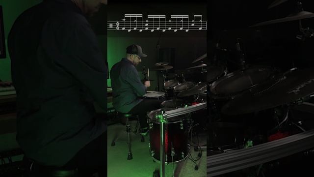 Double Bass 07 Linear Cross Rhythm Drum Fill